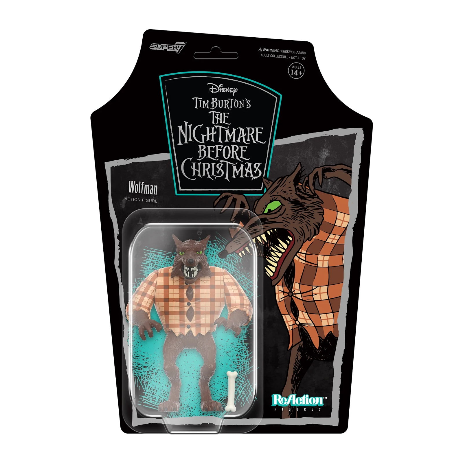 Wolfman Nightmare Before Christmas Super 7 Reaction Figure