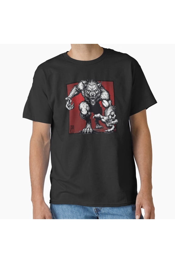 Wolfman Wild Force Warrior Edition Two Mythic Beast Unisex T-Shirt, up to size 5XL