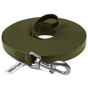 Wolfone 5ft Waterproof Long Dog Leash for Training Recall Outdoor  Army Green