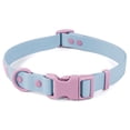thumbnail image 1 of Wolfone Waterproof Dog Collar with Quick Release Buckle， Cute Adjustable Collar for Dogs Comfort Sturdy Durable Odor Proof Easy Care（Spun Sugar 28-36cm）, 1 of 7