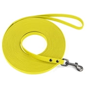 Wolfone Yellow 10ft Waterproof Dog Training Leash – Long Line Outdoor Lead for Dogs