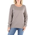 thumbnail image 1 of Wolford Ladies Dove Fine Wool-jersey Loose Fit Pullover, Size Medium, 1 of 1