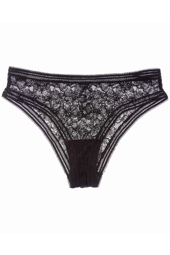 womens Hiphugger Brief, m, Black