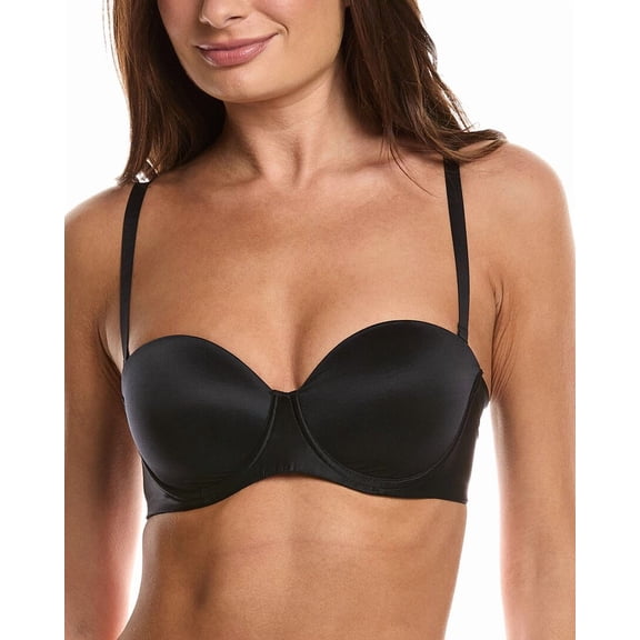 Wolford womens Sheer Touch Bandeau Bra, 85B/38B, Black