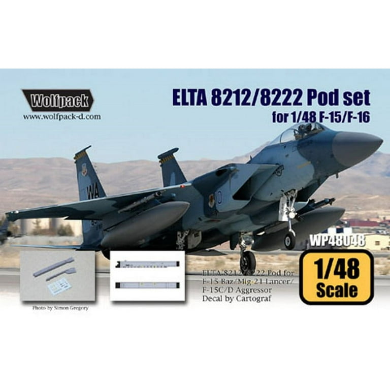 Wolfpack 1/48 scale resin IAI ELTA 8212/8222 Jamming pod set - WP48048 Wolfpack 1/48 scale resin IAI ELTA 8212/8222 Jamming pod set - WP48048