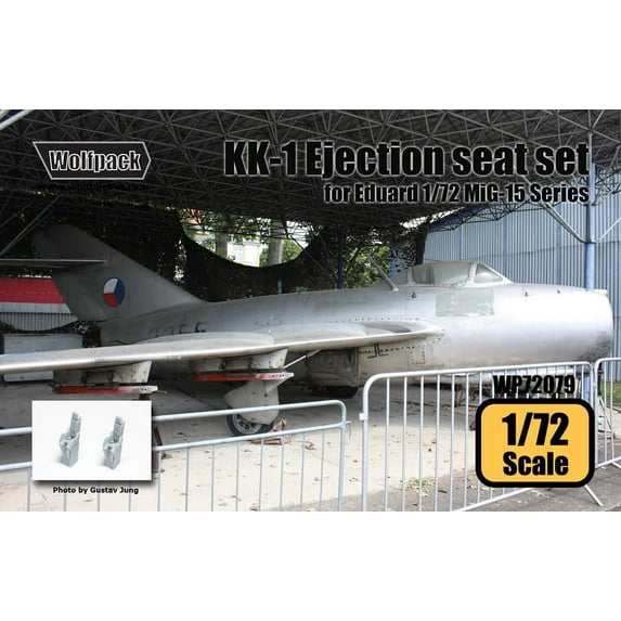 Wolfpack 1:72 KK-1 Ejection seat set for Eduard Mig-15 Series - Resin #WP72079