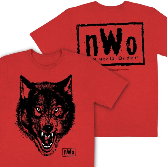 Wolfpack New World Order WCW Retro Logo Wrestling WWE WWF Shirt S-5XL