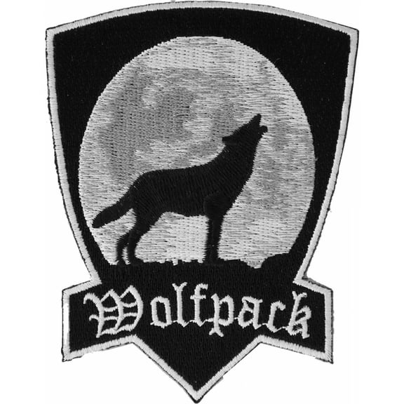 Wolfpack Patch With Howling Wolf