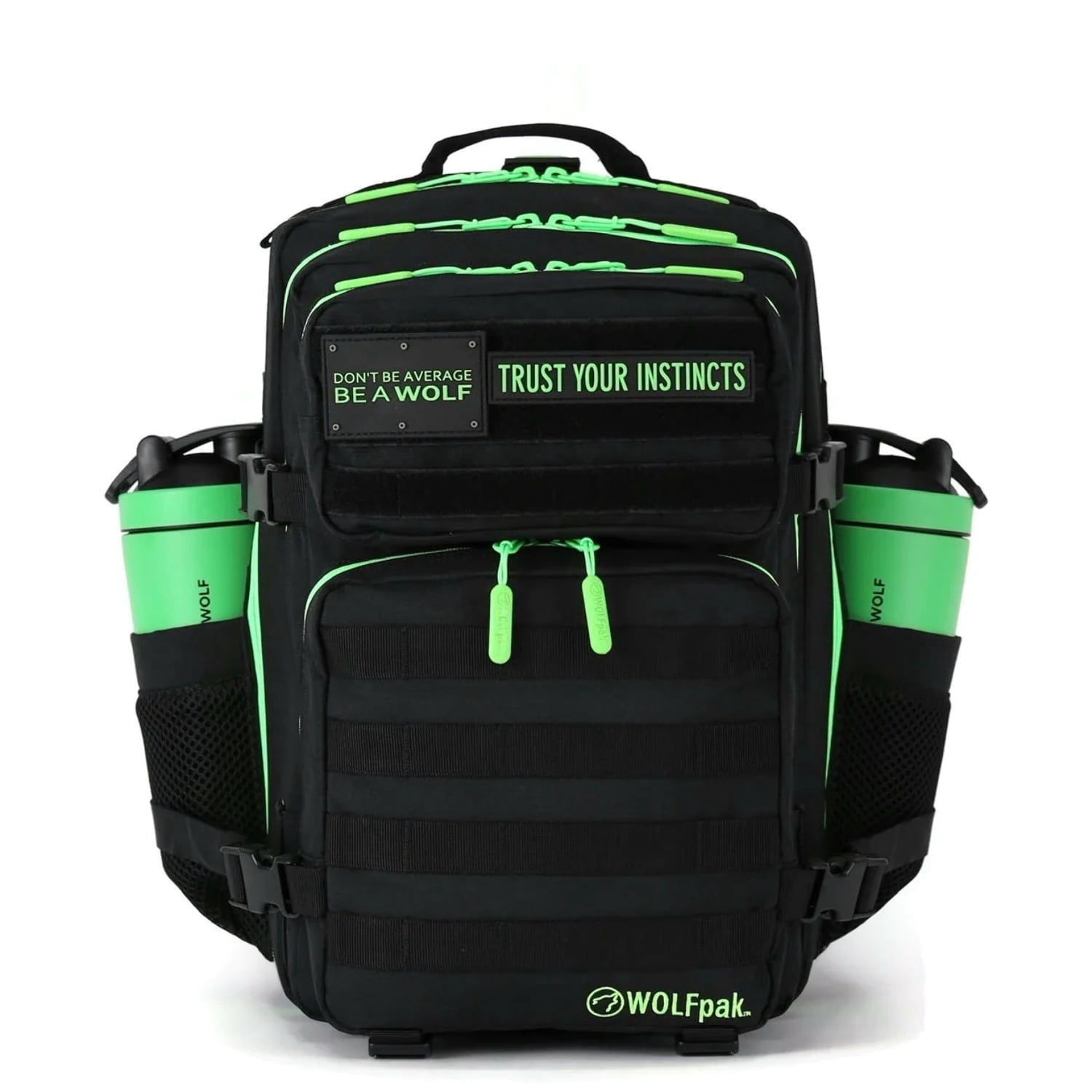 Wolfpak 35L Backpack Black Neon Green - Walmart.com display picture 3