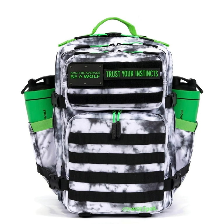 Wolfpak 35L Backpack Timber Wolf Graffiti Green - Walmart.com