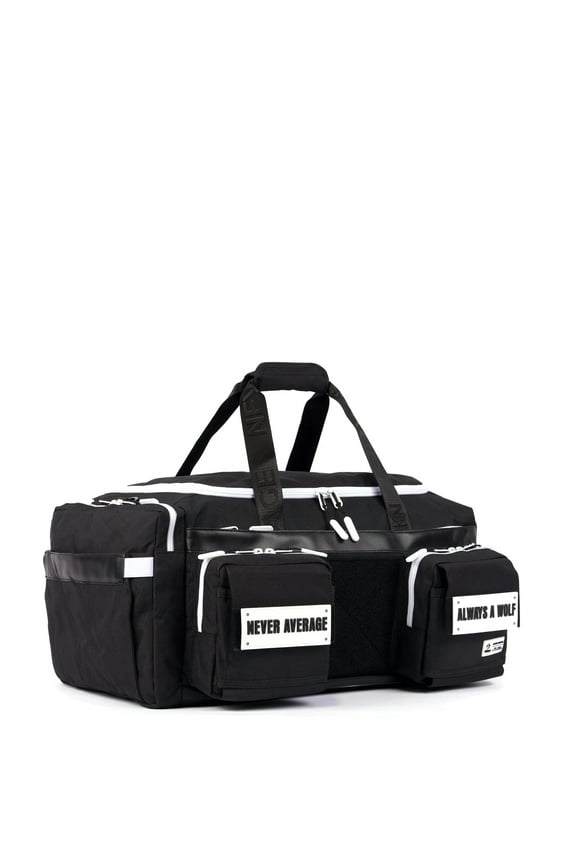 40L Ultimate Duffle Bag Alpha Black White Accents