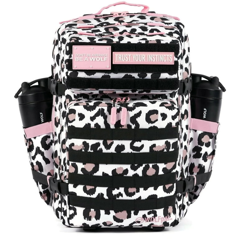 Wolfpak 45L Backpack Leopard Pink Zip - Walmart.com