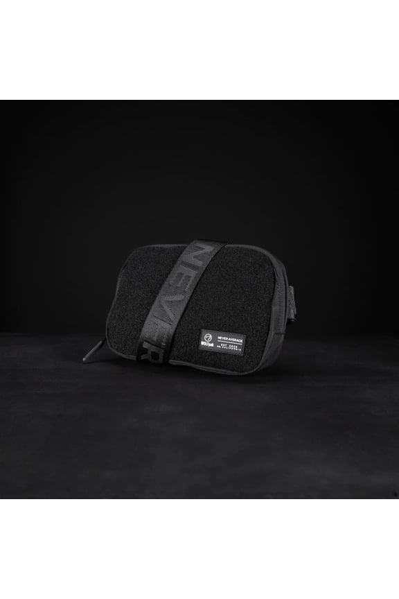 Crossbody Pack Alpha Black Velcro Front