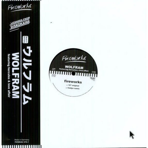 Wolfram - Fireworks - Electronica - Vinyl
