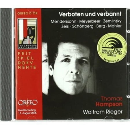 Wolfram Rieger - Verboten Und Verbannt - Music & Performance - CD