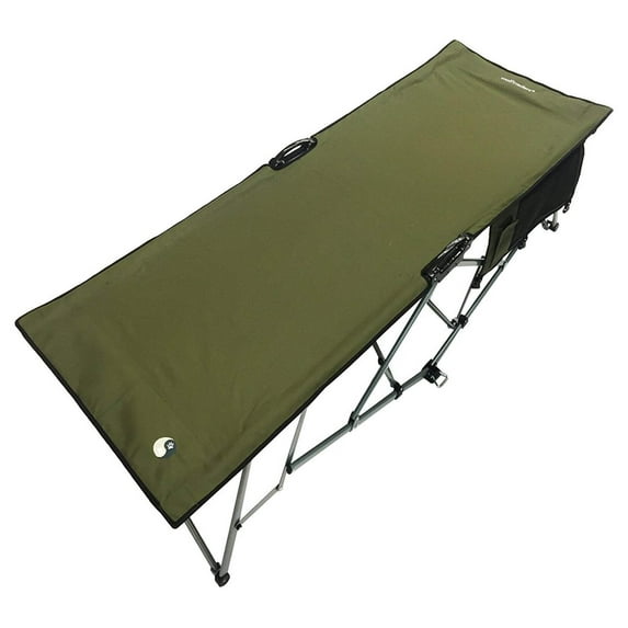 Wolftraders Turbocot Quick Collapsing Hammock Style Camping Cot, Olive Green