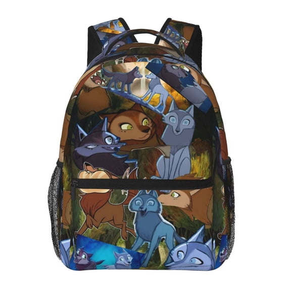 Wolfwalkers Backpack Cute Printed Lightweight Casual Unisex Laptop Computer Bookbag School Hiking Work Business Travel Daypacks Gifts