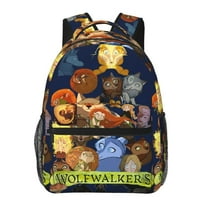 Wolfwalkers Backpack Cute Printed Lightweight Casual Unisex Laptop Computer Bookbag School Hiking Work Business Travel Daypacks Gifts