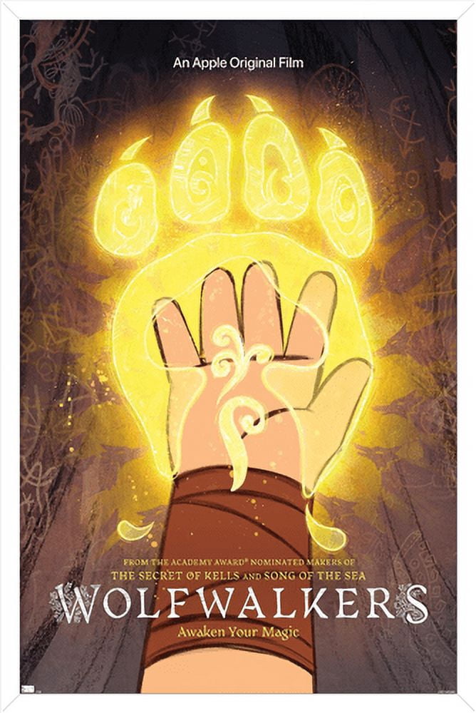 Wolfwalkers - Paw Wall Poster, 22.375" x 34", Framed