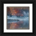 thumbnail image 1 of Wolfy 12x12 Black Ornate Wood Framed with Double Matting Museum Art Print Titled - River Brathay, 1 of 4