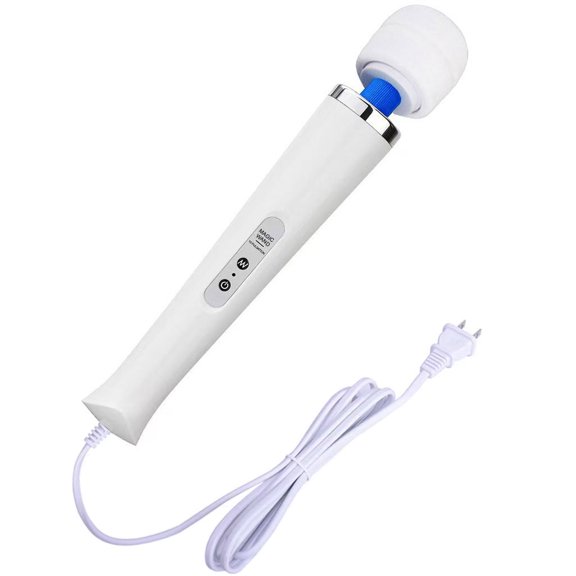 Wolike 1pc Electrical Massage Stick With Ten Speed, Powerful Vibration Massager For Yoga Muscle Relaxation, Body Repair After Exercise(White)
