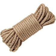 SEUNMUK 33 Feet 1-1/4 Inch Jute Rope, 10m x 32mm Natural Hemp Fiber ...