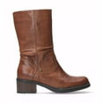 thumbnail image 1 of Wolky Women's Edmonton Water Resistant Zip-Up Mid-Calf Boots, Cognac, Size EU 40, 1 of 4