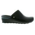 thumbnail image 1 of Wolky Women's Go Comfortable Backless Wedge Heeled Slip-On Clogs, Black, Size EU 41, 1 of 1