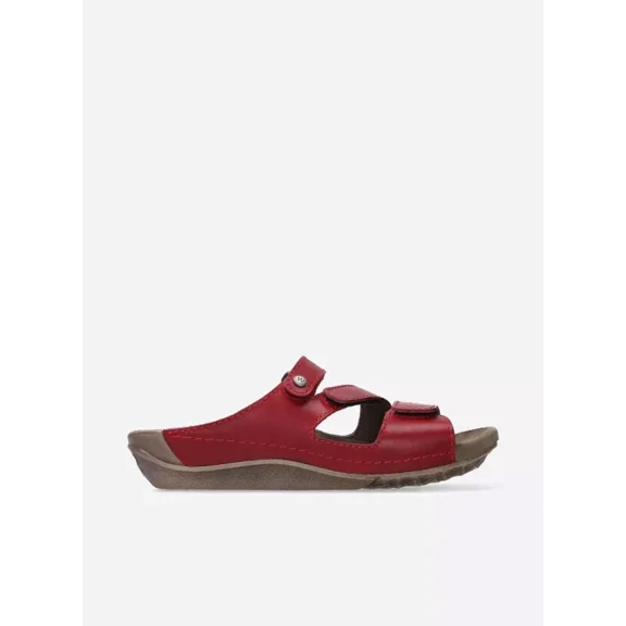 Wolky Women's Jasper Red Adjustable Sturdy Strap Sandals, Size EU 39