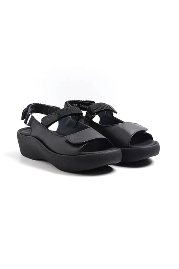 Women's Jewel Comfortable Slingback Sandals, Black, Size EU 42