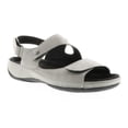 thumbnail image 1 of Wolky Women's Liana XW Light Grey Adjustable Hook and Loop Ankle Strap Sandals, Size EU 41, 1 of 1