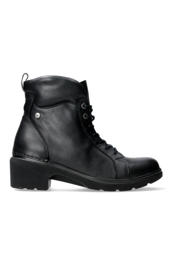 Women's Midi Water-Resistant Lace-Up Side-Zip Ankle Boots, Black Forest, Size EU 42 (02783)