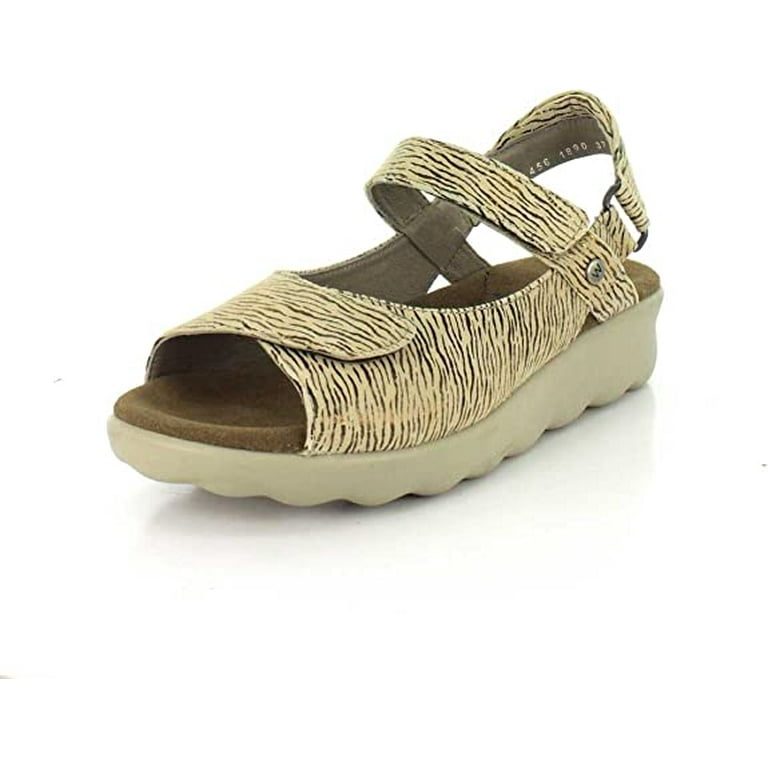 Wolky Women s Pichu Adjustable Hook and Loop Ankle Strap Sandals