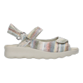 thumbnail image 1 of Wolky Women's Pichu Adjustable Hook and Loop Ankle Strap Sandals, Multi White, Size EU 43, 1 of 1