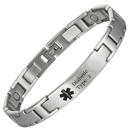 Diabetic id bracelets walmart clearance