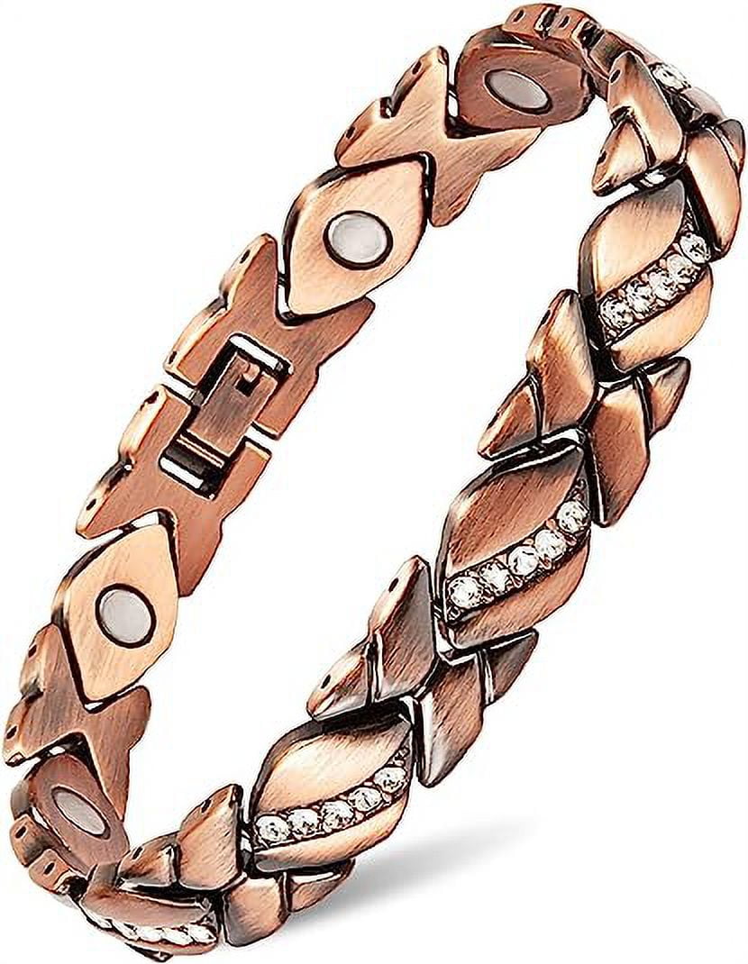 Wollet Cooper Bracelets for Women,Gifts for Mom or Wife (6.8