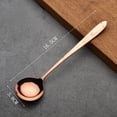 thumbnail image 1 of Wollet 99.9% Pure Copper Spoon，16.5*3.8cm，30g，Floral Spoon，Thick Soup Spoon Dessert Spoon, 1 of 8