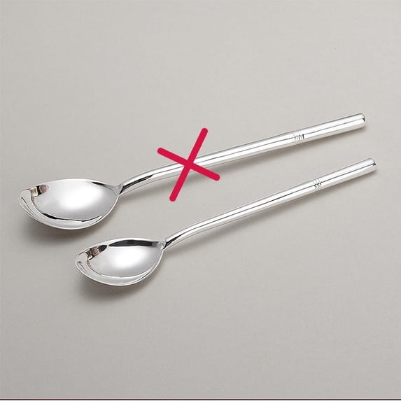 Wollet 999 Sterling Silver Spoon, Silver Tableware Health Gift.