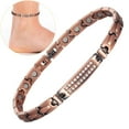 thumbnail image 1 of Wollet Copper Magnetic Anklet Ankle Bracelets Women's Ladies for Magnets Mothers Day Gift (24cm) (6.5mm), 1 of 15