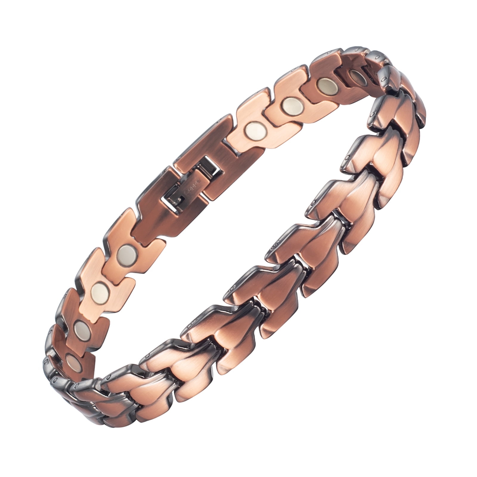 Wollet Copper Magnetic Bracelets Men, Pure Copper Jewelry, Valentine‘s Day Gift