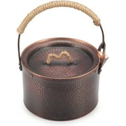 Wollet Handmade Pure Copper Kettle, Pure Copper Teapot, Copper Kettle Health Gift