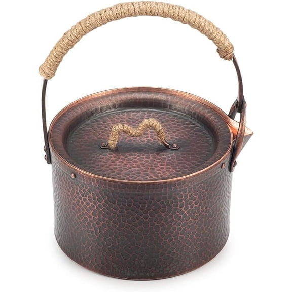 Wollet Handmade Pure Copper Kettle, Pure Copper Teapot, Copper Kettle Health Gift