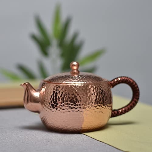 Wollet Handmade 99.9% Pure Copper Teapot 500ML, Authentic, Handcrafted ...
