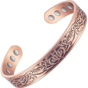 Wollet Magnetic Celtic Bracelet in Pure Copper, 6.5