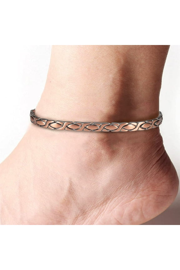Magnetic Copper Anklet, Ankle Bracelets for Women
