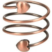 Wollet Magnetic Copper Rings for 2 Magnets for Women Men (Copper, 1PCS)