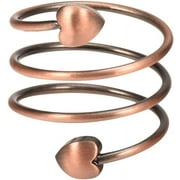 Wollet Magnetic Copper Rings for 2 Magnets for Women Men Copper, 1PCS