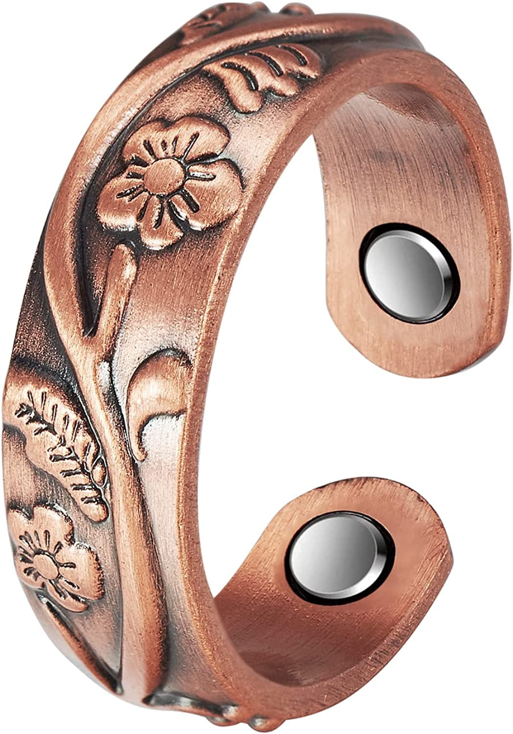 Magnetic Copper Bracelet Ring For Women 99.99% Pure Copper - Temu