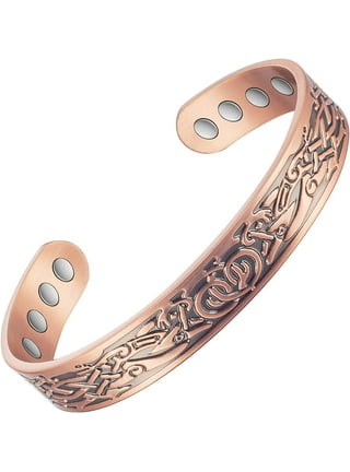 Viking Celtic Irish Knot Trinity Healthcare Magnetic Cuff Bracelet