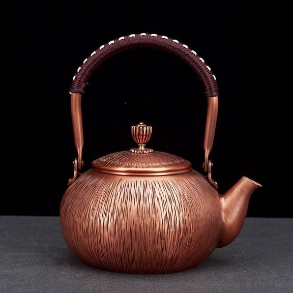 Wollet Pure Copper Kettle, Japanese Large Copper Kettle, Boiling Kettle, Antique Style, Handmade Copper Kettle